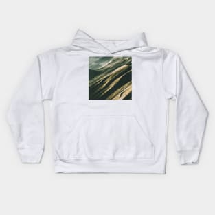 Natural Mountains Oil Effects 5 Kids Hoodie